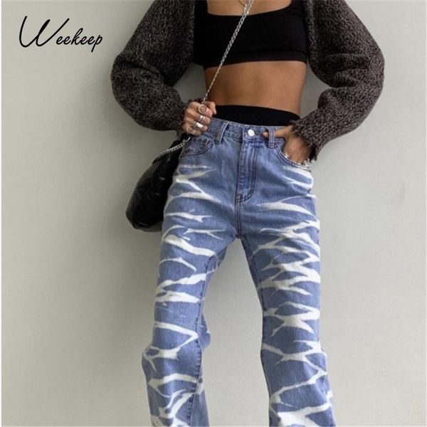 women's jeans weekeep zebra animal print y2k vintage denim pants women high waist straight cargo 2000s streetwear aesthetic capris, Blue
women's jeans weekeep zebra animal print y2k vintage denim pants women high waist straight cargo 2000s streetwear aesthetic capris, Blue