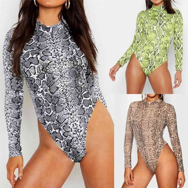 long sleeve clubwear womens romper bodycon party snake skin print bodysuit, Black;white
long sleeve clubwear womens romper bodycon party snake skin print bodysuit, Black;white