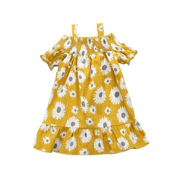 girl's dresses toddler baby girl dress fashion sunflower print off-the-shoulder summer sweet loose cotton skirt robe pour enfants#l, Red;yellow
girl's dresses toddler baby girl dress fashion sunflower print off-the-shoulder summer sweet loose cotton skirt robe pour enfants#l, Red;yellow