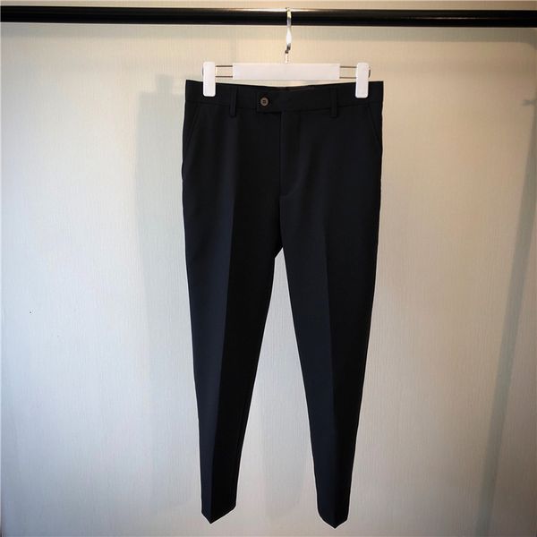 new solid korean business all over the fine set of men wearing suit pants ankle length young men's office clothes 2021 7w10, Black
new solid korean business all over the fine set of men wearing suit pants ankle length young men's office clothes 2021 7w10, Black