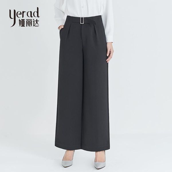 women's pants & capris yerad 2021 spring fashion high waist wide leg extra long office lady casual loose straight, Black;white
women's pants & capris yerad 2021 spring fashion high waist wide leg extra long office lady casual loose straight, Black;white