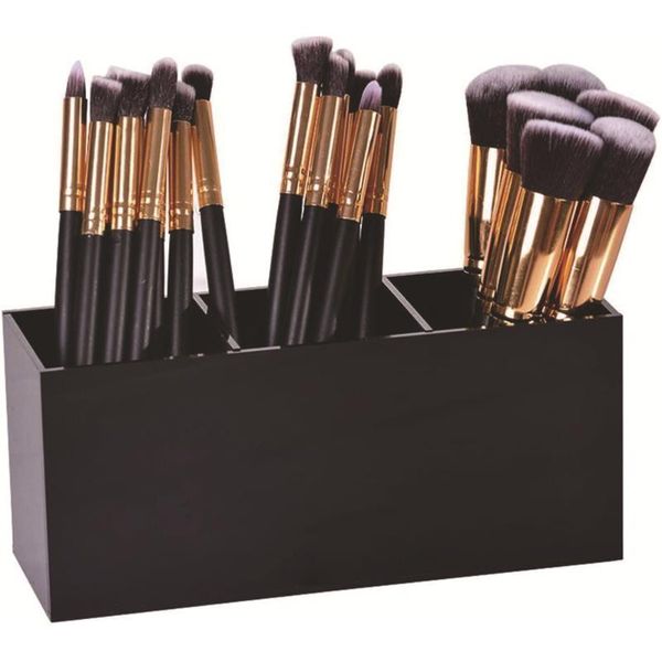 3 lattices makeup brush storeage box cosmetic pen organizer box table eyebrow brush holder standing plastics storeage container
3 lattices makeup brush storeage box cosmetic pen organizer box table eyebrow brush holder standing plastics storeage container
