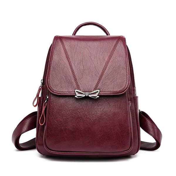 outdoor bags women leather backpack 2021 female fashion solid school bag for girls travel shoulder mochila feminina
outdoor bags women leather backpack 2021 female fashion solid school bag for girls travel shoulder mochila feminina