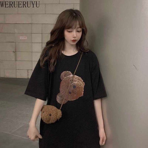 werueruyu korean cute bear hip hop vintage punk gothic clothes short sleeve large print harajuku women t-shirt 210608, White
werueruyu korean cute bear hip hop vintage punk gothic clothes short sleeve large print harajuku women t-shirt 210608, White