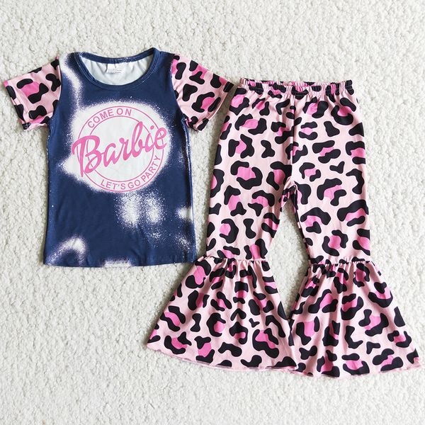 fashion kids designer clothes girl sets boutique baby girls clothing pink leopard short sleeve bell bottom outfits fall toddler kid outfit, White
fashion kids designer clothes girl sets boutique baby girls clothing pink leopard short sleeve bell bottom outfits fall toddler kid outfit, White