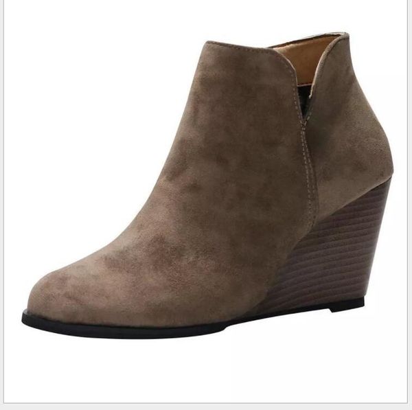 boots fashion women wedge heel women's shoes for spring casual lightweight ankle autumn winter, Black
boots fashion women wedge heel women's shoes for spring casual lightweight ankle autumn winter, Black