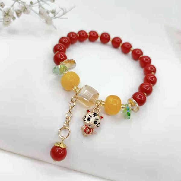 chinese-style products chinese zodiac bracelet 2022 china fengwang red beaded imitation wax crystal little tiger
chinese-style products chinese zodiac bracelet 2022 china fengwang red beaded imitation wax crystal little tiger