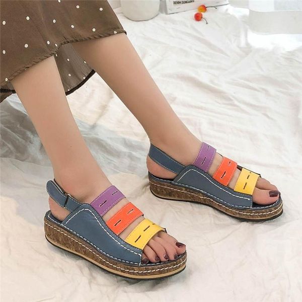 dress shoes summer women rome retro casual femme platform sandals open toe beach slip on slides female wedges, Black
dress shoes summer women rome retro casual femme platform sandals open toe beach slip on slides female wedges, Black