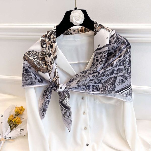 big women spring and autumn hangzhou silk shawl square foreign fashion korean versatile winter scarf, Blue;gray
big women spring and autumn hangzhou silk shawl square foreign fashion korean versatile winter scarf, Blue;gray