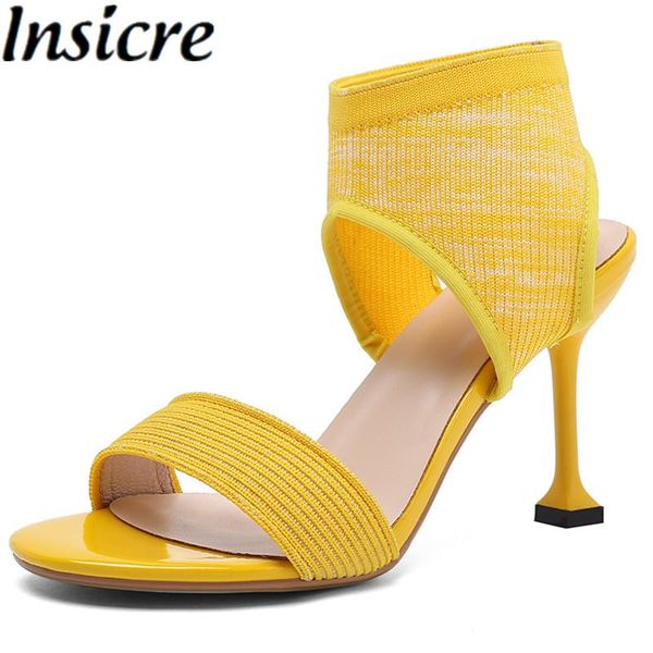 sandals insicre 2021 summer fashion design women knitting solid color high heels open toe slip on dress shoes yellow black
sandals insicre 2021 summer fashion design women knitting solid color high heels open toe slip on dress shoes yellow black