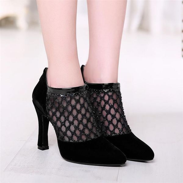 pxelena 2021 spring autumn mesh breathable pumps ankle boots womens pointed toe thin high heels shoes lady office retro black
pxelena 2021 spring autumn mesh breathable pumps ankle boots womens pointed toe thin high heels shoes lady office retro black