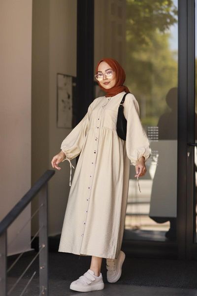 ethnic clothing women's linen dress front button and pocket detail hijab muslim fashion islamic women stylish seasonal, Red
ethnic clothing women's linen dress front button and pocket detail hijab muslim fashion islamic women stylish seasonal, Red