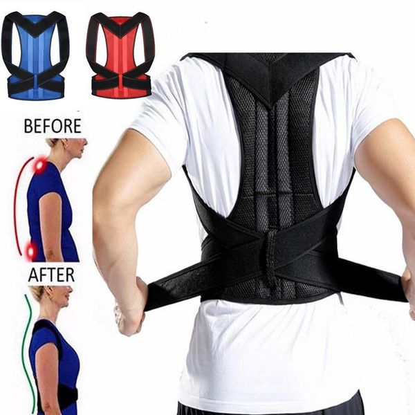 back support posture corrector bracket clavicle slaziness and hunchback adjustable trainer unisex, Black;blue
back support posture corrector bracket clavicle slaziness and hunchback adjustable trainer unisex, Black;blue
