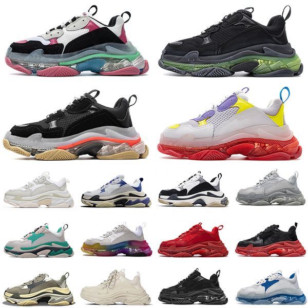 17fw paris 2021 luxurys designers shoes triple s sneakers womens mens dad crystal bottoms black white off vintage clear sole loafers trainer
17fw paris 2021 luxurys designers shoes triple s sneakers womens mens dad crystal bottoms black white off vintage clear sole loafers trainer
