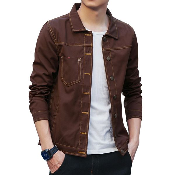 men's jackets jaqueta jeans masculina bsica , casaco bomber leve e casual de cor slida, blusa corta-vento para homens, roupa externa co, Black;brown
men's jackets jaqueta jeans masculina bsica , casaco bomber leve e casual de cor slida, blusa corta-vento para homens, roupa externa co, Black;brown