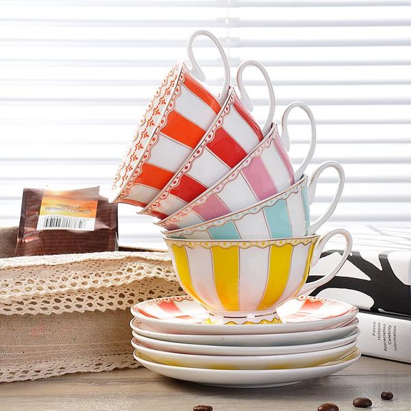 cups & saucers rainbow european ceramic coffee cup set saucer bone china creative nordic simple kubek tea e60
cups & saucers rainbow european ceramic coffee cup set saucer bone china creative nordic simple kubek tea e60