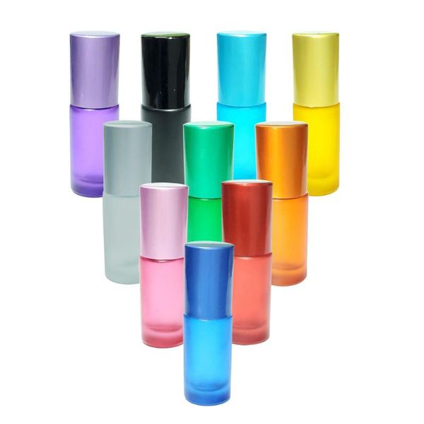 storage bottles & jars 20pcs rollerball essential oil 5ml perfume bottle portable frosted colorful glass travel deodorant
storage bottles & jars 20pcs rollerball essential oil 5ml perfume bottle portable frosted colorful glass travel deodorant