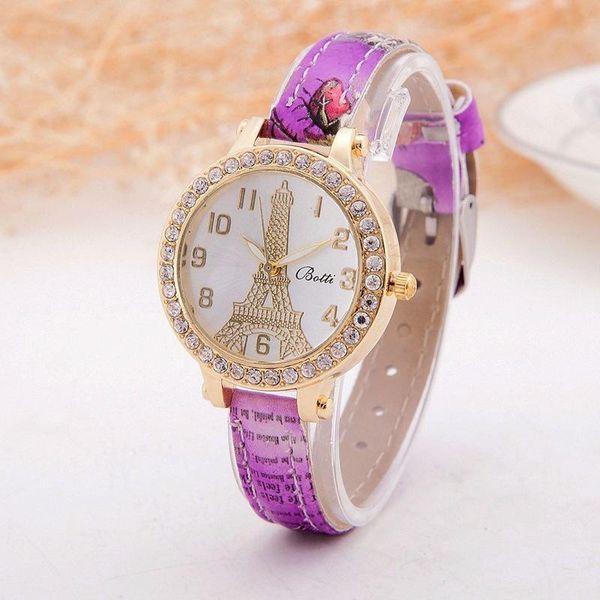 wristwatches fashion thin strap women watch eiffel tower diamond decor girl wristwatch, Slivery;brown
wristwatches fashion thin strap women watch eiffel tower diamond decor girl wristwatch, Slivery;brown