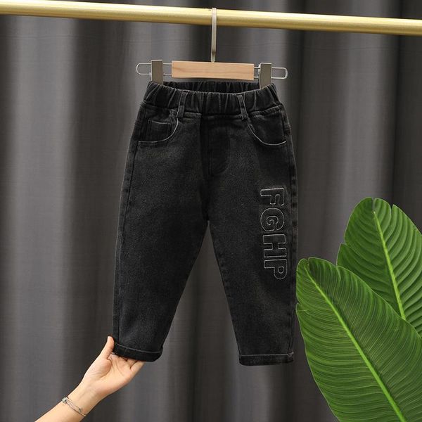 jeans baby boys pants autumn spring kids clothes cotton casual children trousers black denim 2-8year, Blue
jeans baby boys pants autumn spring kids clothes cotton casual children trousers black denim 2-8year, Blue