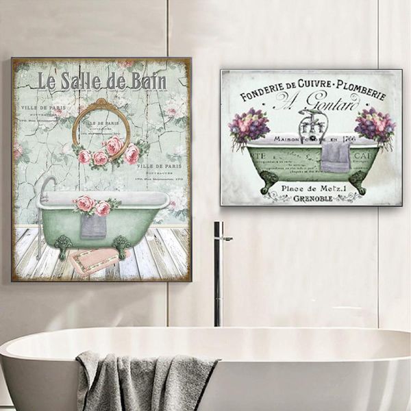 paintings wtq vintage retro poster canvas painting bathroom bathtub decor wc toilet wall art picture room home deco
paintings wtq vintage retro poster canvas painting bathroom bathtub decor wc toilet wall art picture room home deco