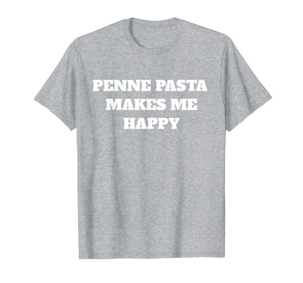 penne pasta makes me happy italian food funny t-shirt, White;black
penne pasta makes me happy italian food funny t-shirt, White;black