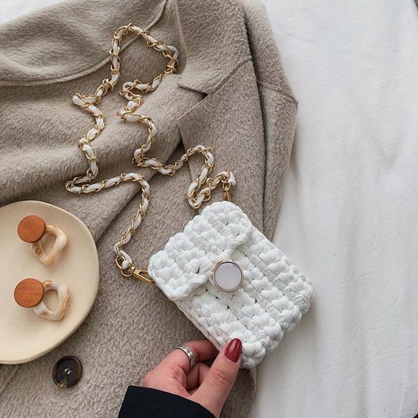 shoulder bags hollow pouch clutch hand-woven mini chain crossbody bag for women fashion card coin purse simple designer
shoulder bags hollow pouch clutch hand-woven mini chain crossbody bag for women fashion card coin purse simple designer