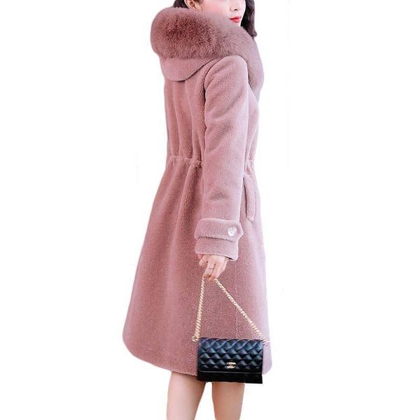 2021 new winter natural women fox skin goal with hooded long coat female fine casual dress real sheep cough jacket j80 edmy, Black
2021 new winter natural women fox skin goal with hooded long coat female fine casual dress real sheep cough jacket j80 edmy, Black