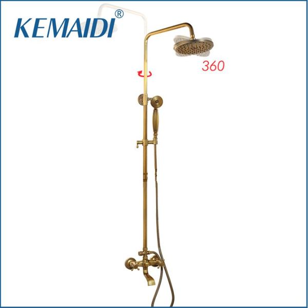 kemaidi rainfall bathroom shower set brass antique shower mixers with handshower single handle wall mounted faucet tap
kemaidi rainfall bathroom shower set brass antique shower mixers with handshower single handle wall mounted faucet tap
