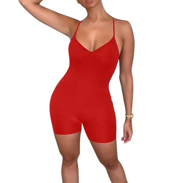sling yoga one piece set for women summer casual slim sleeveless low cut playsuit solid shorts rompers for gym fitness, White;black
sling yoga one piece set for women summer casual slim sleeveless low cut playsuit solid shorts rompers for gym fitness, White;black