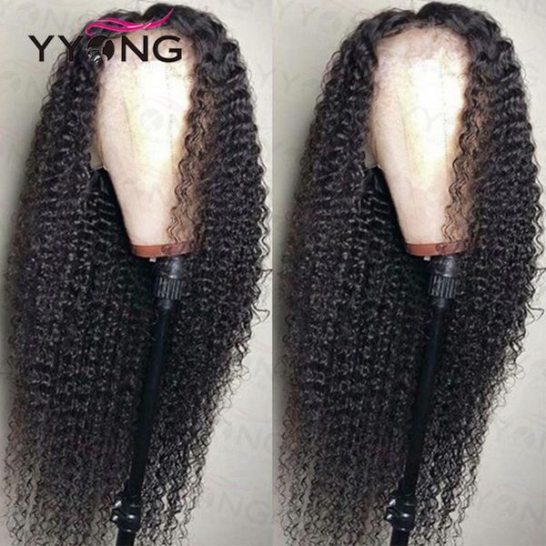 yyong 1x4& 13x6 t part hd transparent lace front human hair wig remy peruvian kinky curly lace wigs deep part wigs 120% 32 inch, Black;brown
yyong 1x4& 13x6 t part hd transparent lace front human hair wig remy peruvian kinky curly lace wigs deep part wigs 120% 32 inch, Black;brown