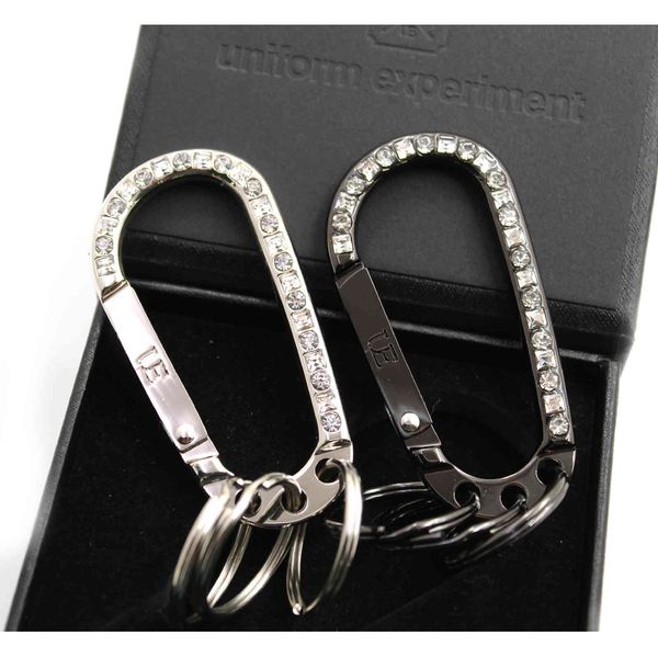 selling rhinestone key chain uniform experience fujiwara's same diamond mountaineering buckle, Silver
selling rhinestone key chain uniform experience fujiwara's same diamond mountaineering buckle, Silver