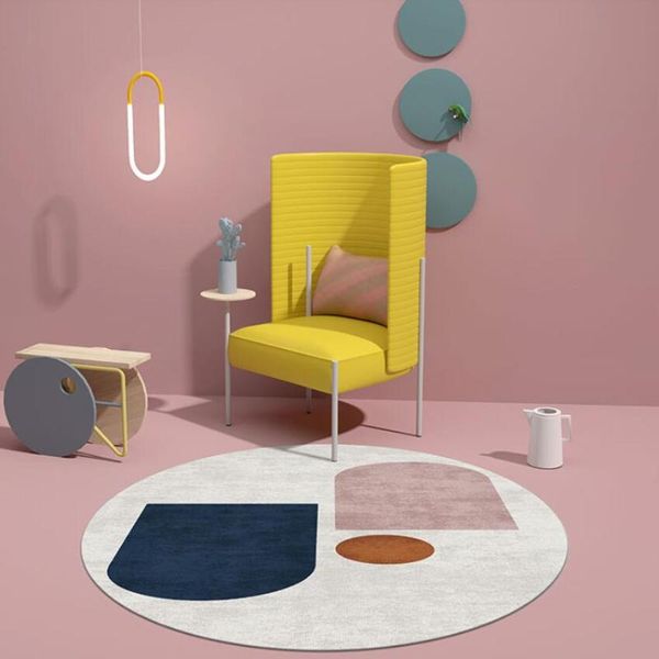 carpets nordic modern carpet pink blue geometric anti slip rugs round floor decoration living room foot pads mat
carpets nordic modern carpet pink blue geometric anti slip rugs round floor decoration living room foot pads mat
