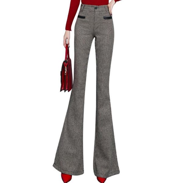women's pants & capris woolen bell-bottom women 2021 autumn winter thickening korean high waist micro-elastic flare trouser, Black;white
women's pants & capris woolen bell-bottom women 2021 autumn winter thickening korean high waist micro-elastic flare trouser, Black;white
