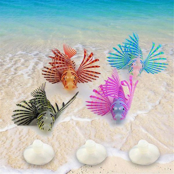 decorations artificial luminous lionfish hippocampus fish tank aquarium landscape silicone jellyfish glow in dark underwater ornament
decorations artificial luminous lionfish hippocampus fish tank aquarium landscape silicone jellyfish glow in dark underwater ornament