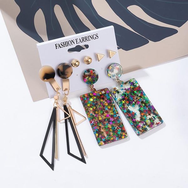 dangle & chandelier bhf women's earrings set stud for women bohemian acrylic fashion jewelry geometric crystal pearl 2021 trend, Silver
dangle & chandelier bhf women's earrings set stud for women bohemian acrylic fashion jewelry geometric crystal pearl 2021 trend, Silver