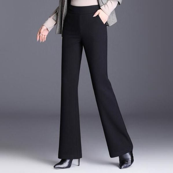 women's pants & capris straight for women plus size fashion ol spring autumn winter wide leg female black gray high waist fmz0902, Black;white
women's pants & capris straight for women plus size fashion ol spring autumn winter wide leg female black gray high waist fmz0902, Black;white