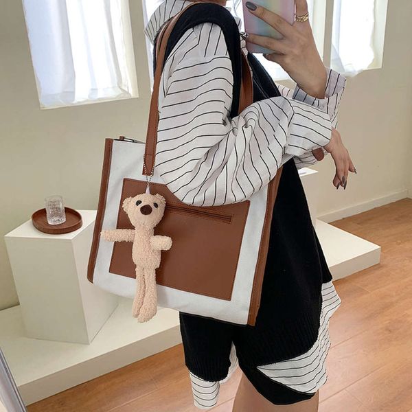 hbp canvas one shoulder women's 2021 new fashion korean versatile large capacity simple tote shopping bag
hbp canvas one shoulder women's 2021 new fashion korean versatile large capacity simple tote shopping bag