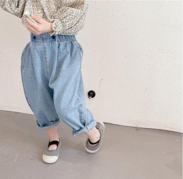2021 new arrival girls boys denim long pants spring fashion kids jean pants 2-7 years yx213, Blue
2021 new arrival girls boys denim long pants spring fashion kids jean pants 2-7 years yx213, Blue