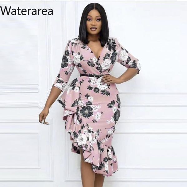 casual dresses waterarea floral print ruffles hem bodycon midi women's mermaid dress night party boho beach holiday, Black;gray
casual dresses waterarea floral print ruffles hem bodycon midi women's mermaid dress night party boho beach holiday, Black;gray