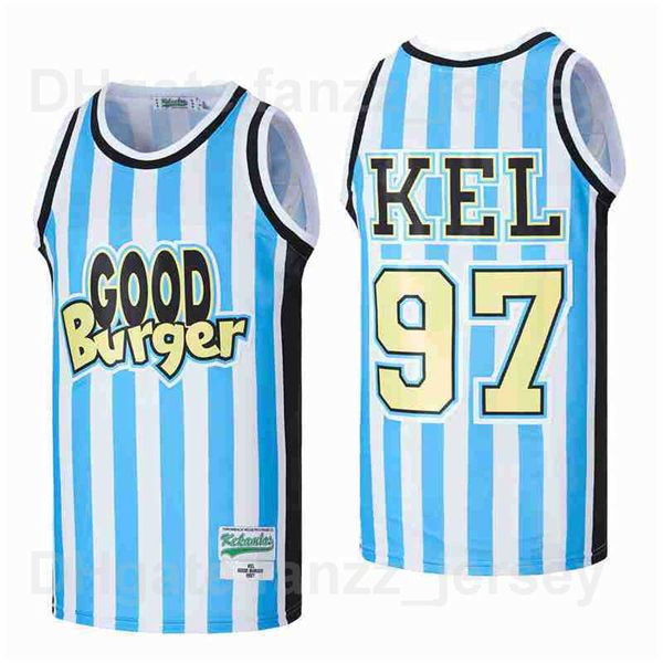 movie basketball #97 kel mitchell good burger jersey hip hop breathable team color blue hiphop high school for sport fans pure cotton shirt, Black
movie basketball #97 kel mitchell good burger jersey hip hop breathable team color blue hiphop high school for sport fans pure cotton shirt, Black