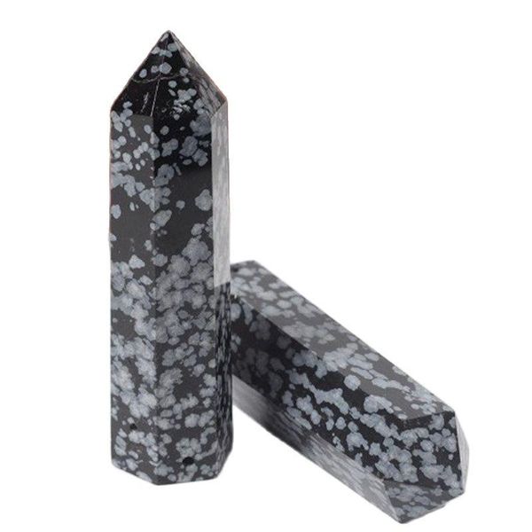 decorative objects & figurines natural quartz snowflake obsidian crystal wand point tower for home decoration
decorative objects & figurines natural quartz snowflake obsidian crystal wand point tower for home decoration
