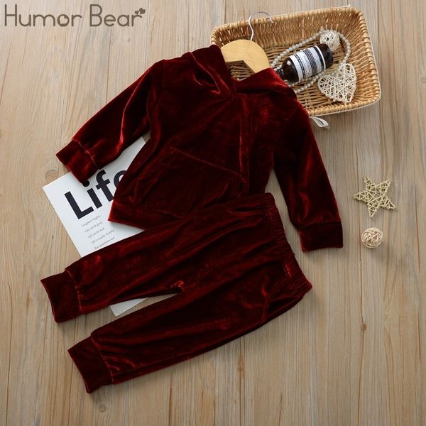 humor bear fashion children's clothes suit autumn winter velvet long-sleeved hooded pants toddler christmas outfits 210225, White
humor bear fashion children's clothes suit autumn winter velvet long-sleeved hooded pants toddler christmas outfits 210225, White