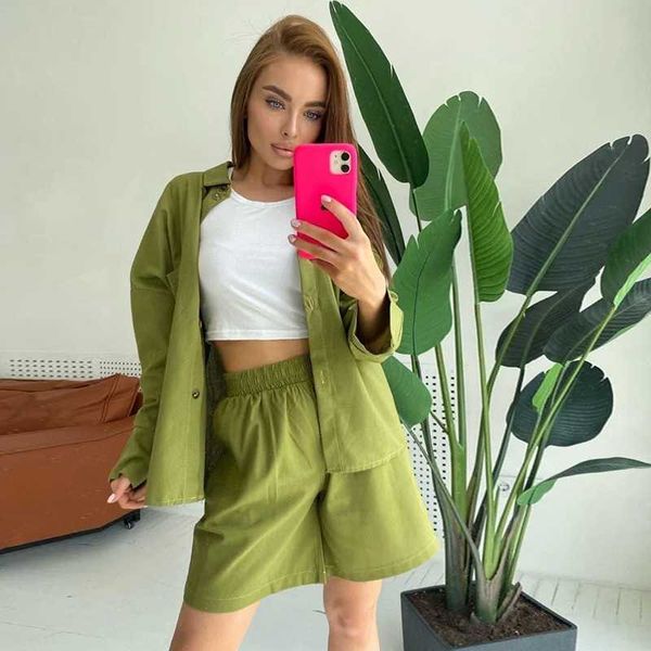 women's tracksuits women two piece set fashion loose long sleeves shirts and elastic wrist shorts with pockets comfort all-match suits, Gray
women's tracksuits women two piece set fashion loose long sleeves shirts and elastic wrist shorts with pockets comfort all-match suits, Gray