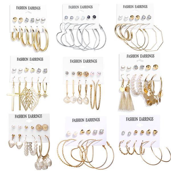 tassel earrings set for women elegant brief acrylic imitation pear alloy circles earrings set fashion brief hoop huggie stud earring, Silver
tassel earrings set for women elegant brief acrylic imitation pear alloy circles earrings set fashion brief hoop huggie stud earring, Silver