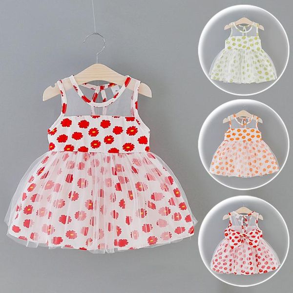 girl's dresses girl summer dress 2021 toddler baby girls sleeveless floral print bowknot tulle princess clothes @35, Red;yellow
girl's dresses girl summer dress 2021 toddler baby girls sleeveless floral print bowknot tulle princess clothes @35, Red;yellow