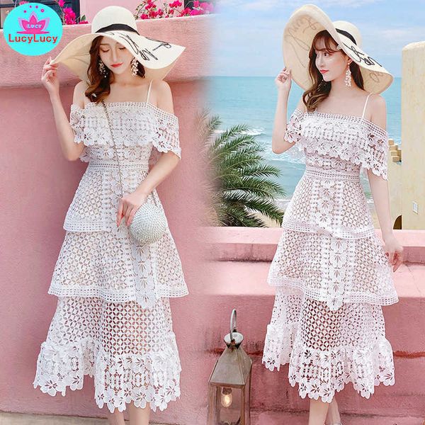 summer word shoulder water soluble lace layer cake fairy dress knee-length zippers lace short 210603, Black;gray
summer word shoulder water soluble lace layer cake fairy dress knee-length zippers lace short 210603, Black;gray