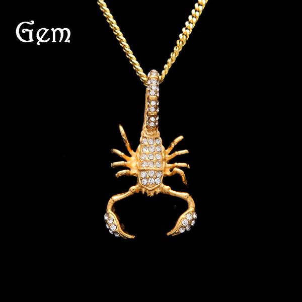hip hop nightclub hip hop diamond cast stainless steel scorpion pendant personalized design men's necklace, Silver
hip hop nightclub hip hop diamond cast stainless steel scorpion pendant personalized design men's necklace, Silver