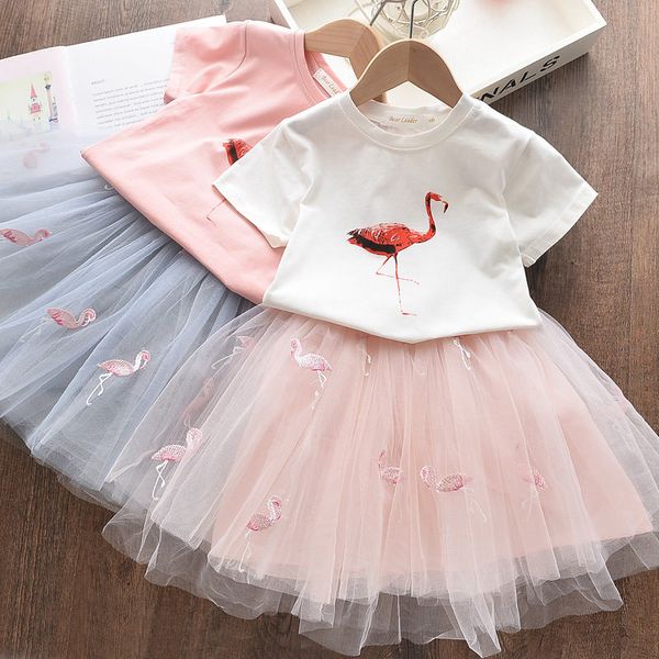 children clothing dress girls clothes sweet tutu party dresses cartoon t-shirt with mesh skirt 2pcs child dresses girls clothes, Red;yellow
children clothing dress girls clothes sweet tutu party dresses cartoon t-shirt with mesh skirt 2pcs child dresses girls clothes, Red;yellow