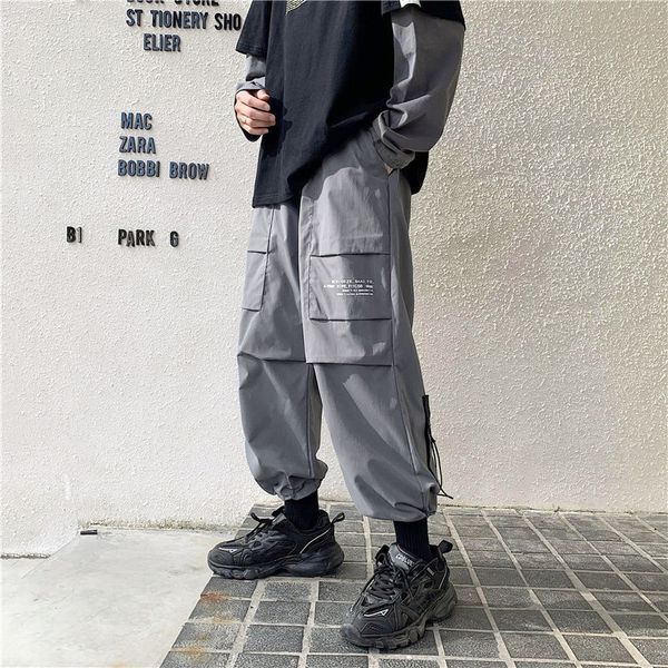 2021 new spring summer men's fashion retro pocket casual men streetwear hip-hop straight-leg pants mens kmch, Black
2021 new spring summer men's fashion retro pocket casual men streetwear hip-hop straight-leg pants mens kmch, Black