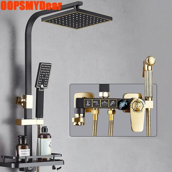 bathroom shower sets digital display set smart thermostatic system bathtub square head spa rainfall bath tap cold faucets
bathroom shower sets digital display set smart thermostatic system bathtub square head spa rainfall bath tap cold faucets